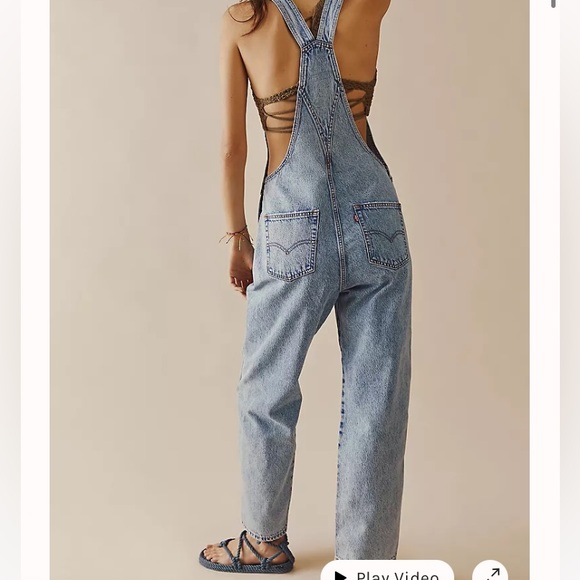 Levi’s Vintage Denim Overalls Light Blue - Picture 2 of 10